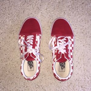 Brand new old skool red vans
